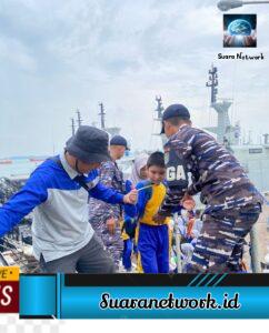 KRI Teluk Amboina-503 Berikan Motivasi Belajar dan Kecintaan Bahari Kepada Siswa dan Siswi Sekolah Dasar Kepulauan Riau