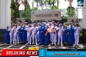 Komandan Lanal Bandung Hadiri Upacara Sertijab Danlantamal III